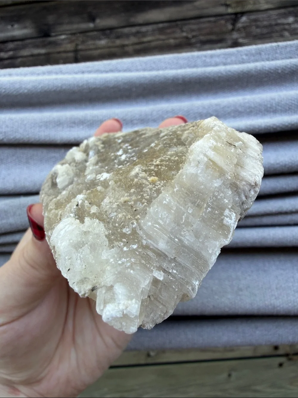 Raw •Selenite• Gypsum Crystal Mineral Specimen Natural Formation